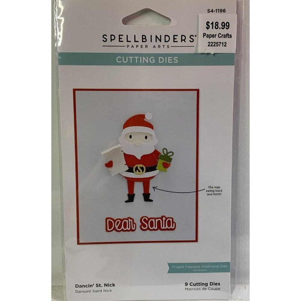 Spellbinders Christmas Metal CuttingDies Stencils Scrapbooking Retail For $18.99